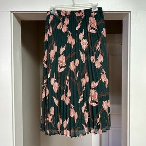 A New Day Flower Pattern Skirt
